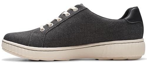 Image of Clarks Women's Caroline Echo Canvas Side Zip Fashion Sneaker