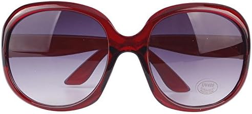 CALISTOUS Super Strength And Durability Of Big Glasses Women Oversized Sunglasses Wine Red