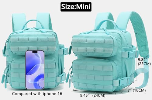 Image of 9L Mini Backpack for Men and Women, Small Backpack for Gym Hiking Travel Sports Running (Blue)