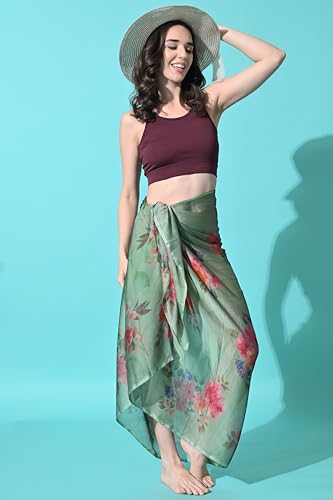Image of MIRCHI FASHION Western Summer Beachwear Swimsuit Coverup Sarong for Women
