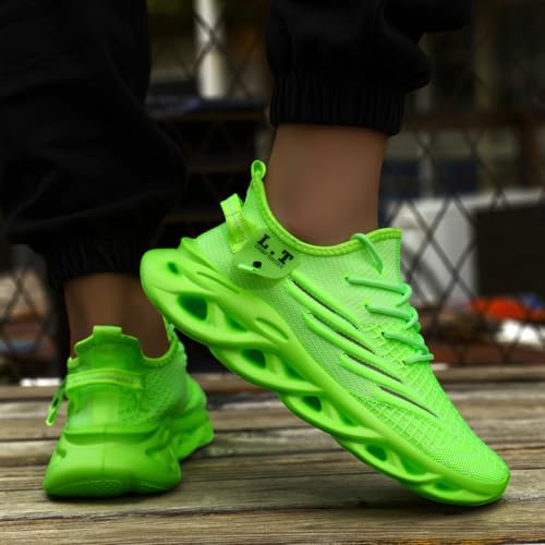 Image of DLWKIPV Men Running Shoes Men's Tennis Shoes Lightweight Breathable Fashion Sneakers Non Slip Workout Gym Shoes for Running