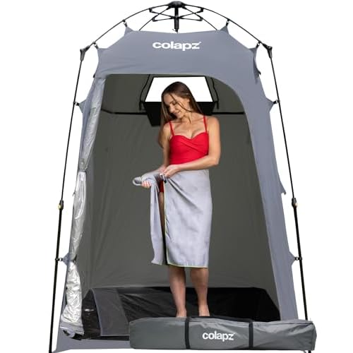 Colapz USB Rechargeable Camping Shower – Portable Shower for Dogs – High Pressure Jet Wash for Bikes – 1 Shower Head – 1 Jet Head – Carry Case Included – Campervan Essentials