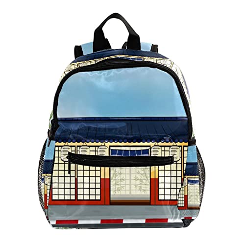Sac à dos pour enfants 30,5 cm mini sac de voyage garçons filles motif restaurant japonais