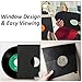 Oungy 30 PCS Vinyl Record Sleeves 12 Inch Vinyl Record Covers with Holes Paper Record Covers Inner Sleeves Vinyl Protective Sleeves LP Vinyl Album Covers Jackets, Black