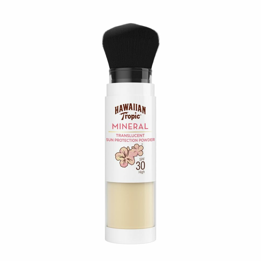 Hawaiian Tropic Mineral Protection Sunscreen Powder Brush - SPF 30