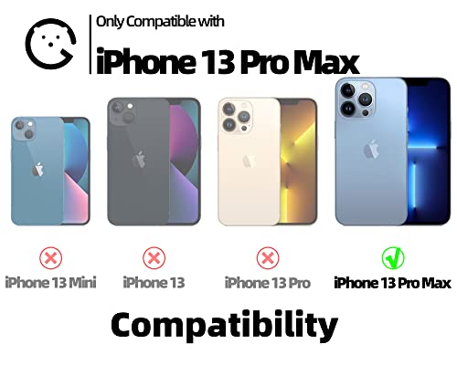 Ginkgonut Compatible with iPhone 13 Pro Max Case for Women/Girls, Cute 3D Laid Desgin Soft Silicone Shockproof Raised Bumper Corners Case for iPhone 13 Pro Max（White）