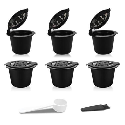 Reusable espresso Capsules Refillable Coffee Pods - Coffee Capsule Filter Compatible With Nespresso...
