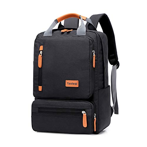 Preisvergleich Produktbild Laptop Rucksack, Welltop Wasserdicht Männer Schulrucksack 15,6 Zoll Computer Rucksack Multifunktionsrucksack Diebstahlsicherung Tagesrucksack für Reisen, Business, College (Schwarz)