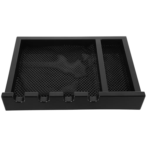 OFFIGAM Soporte y Cabello para Negro Recortadora de de Plástico Organizador Simple y Fácil de Usar para Profesionales Barberías para Herramientas de Peluquería