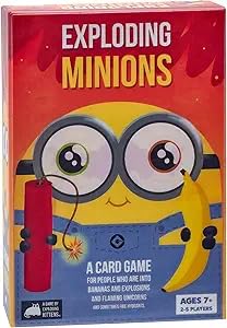 Image of Exploding Minions Board Game | A Fun Russian Roulette Card Game, Perfect for Family-Friendly Parties | Suitable for Kids, Teens, and Adults - 2-5 Players
