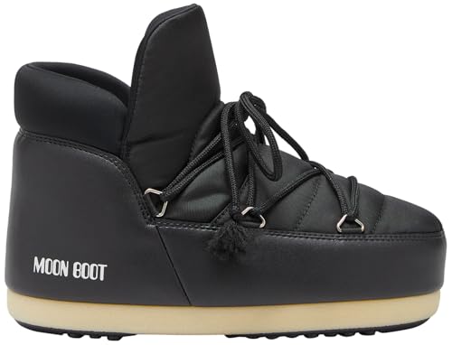 Moon Boot EVX Nylon Low-Cut Snow Boots, Unisex, Black