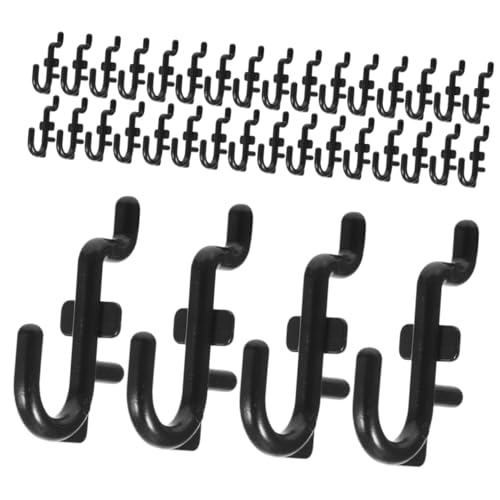 FELTECHELECTR 100pcs Heavy Duty Pegboard Hooks Assortment Wall Storage Organizer j Hooks for Tools Garage Laundry Room