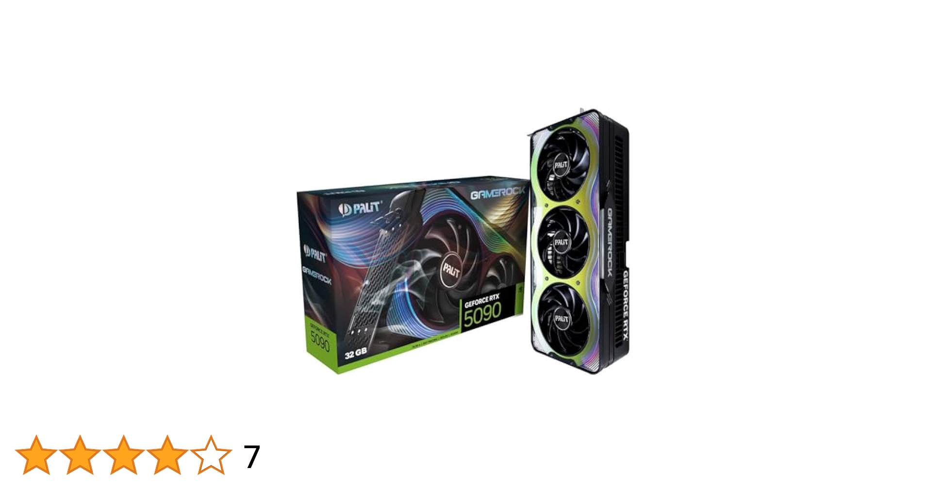 グラフィックボード・グラボ・ビデオカード PALIT GEFORCE RTX 5090 32GB Amazon | Palit GeForce RTX 5090 GameRock (32GB GDDR7/PCI