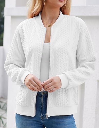 Zip Up Sweatshirts for Women Casual Outfits Cardigan Outerwear Trendy Winter Jackets Coat3