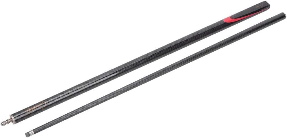 Image of JBB Snooker and Pool Cue Stick, Carbon Fiber, Half Joint, 9mm (Black)