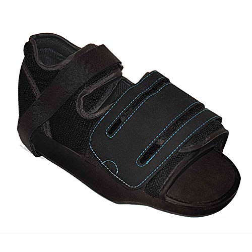 PRIM ZAPATO POSTQUIRURGICO CON CUÑA DE DESCARGA CON 1 VELCRO. NEGRO. (M TALLA 39-40)