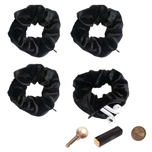 SrystalBlaze Scrunchie with Zipper Pocket Rave Essentials