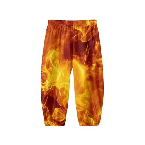 Image of Unisex Little Kids Yoga Trousers Bohemian Beach Pants Baggy Harem Activewear for Boys and Girls Age 3-10