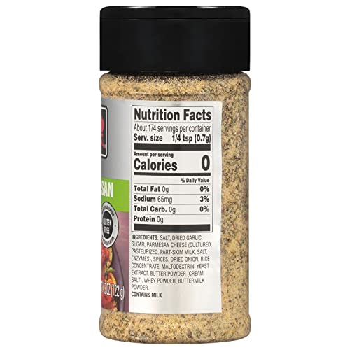 Weber Garlic Parmesan Seasoning, 4.3 Ounce Shaker (Pack of 12) - image 2