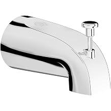 FV Z115.17.2F Bathroom Tub Spout with Diverter, BathtubTub Spout, Brass Chrome and Matte Black