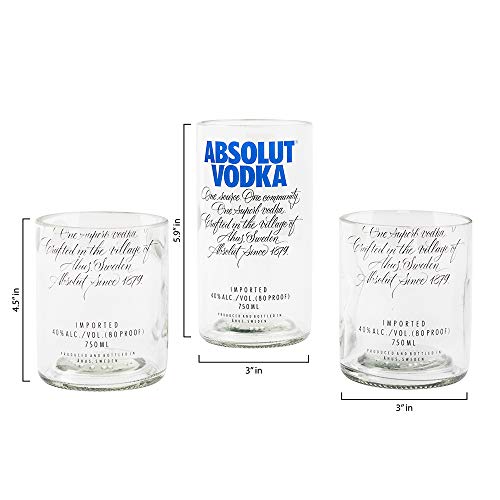 Image of KAVI Absolut Glasses, Pack of 3pcs, Drinking Glasses for Juice