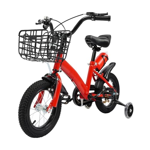 HUOMMGS 12 Zoll Kinderfahrrad HöHenverstellbar Kinder Fahrrad...