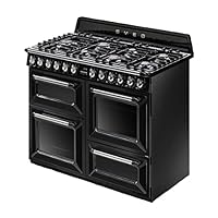Smeg tr4110bl1 Freestanding Gas Hob Black – Kitchen (Independent Kitchen, Black, Buttons, Rotary, Front, Electronic, Gas Hob)