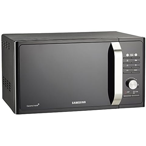 Samsung MG23F302TAK - Microondas Negro/plata, fácil limpieza, modo ECO Cover