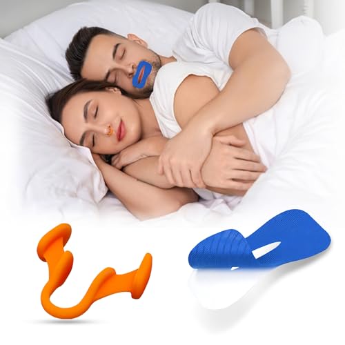 30 Tiras Bucales para Dormir + Dilatador Nasal de Silicona. Anti Ronquidos para Dormir - Respira Mejor por la Nariz y Para No Roncar de Noche - No Más Ronquidos. L'ANCOS®