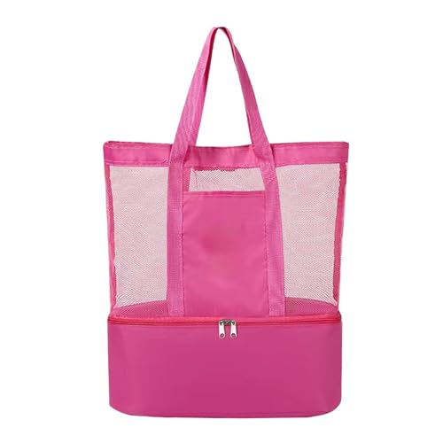 Mesh Beach Bag for Women, Large Beach Bag for Pool Travel Vacation