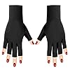 Pimoys-UV-Shield-GloveGel-Nail-Manicure-Gloves-for-UV-Light-Lamp-Dryer-Stretchy-Half-Finger-Fingerless-Sun-Gloves-for-Driving-Riding-Fishing-Outdoor-Activities Pimoys UV Gloves for Gel Manicures UPF50+ Fingerless UV Light Gloves for Gel Nails,UV Nails Gloves Manicure Gloves UV Protection Gloves