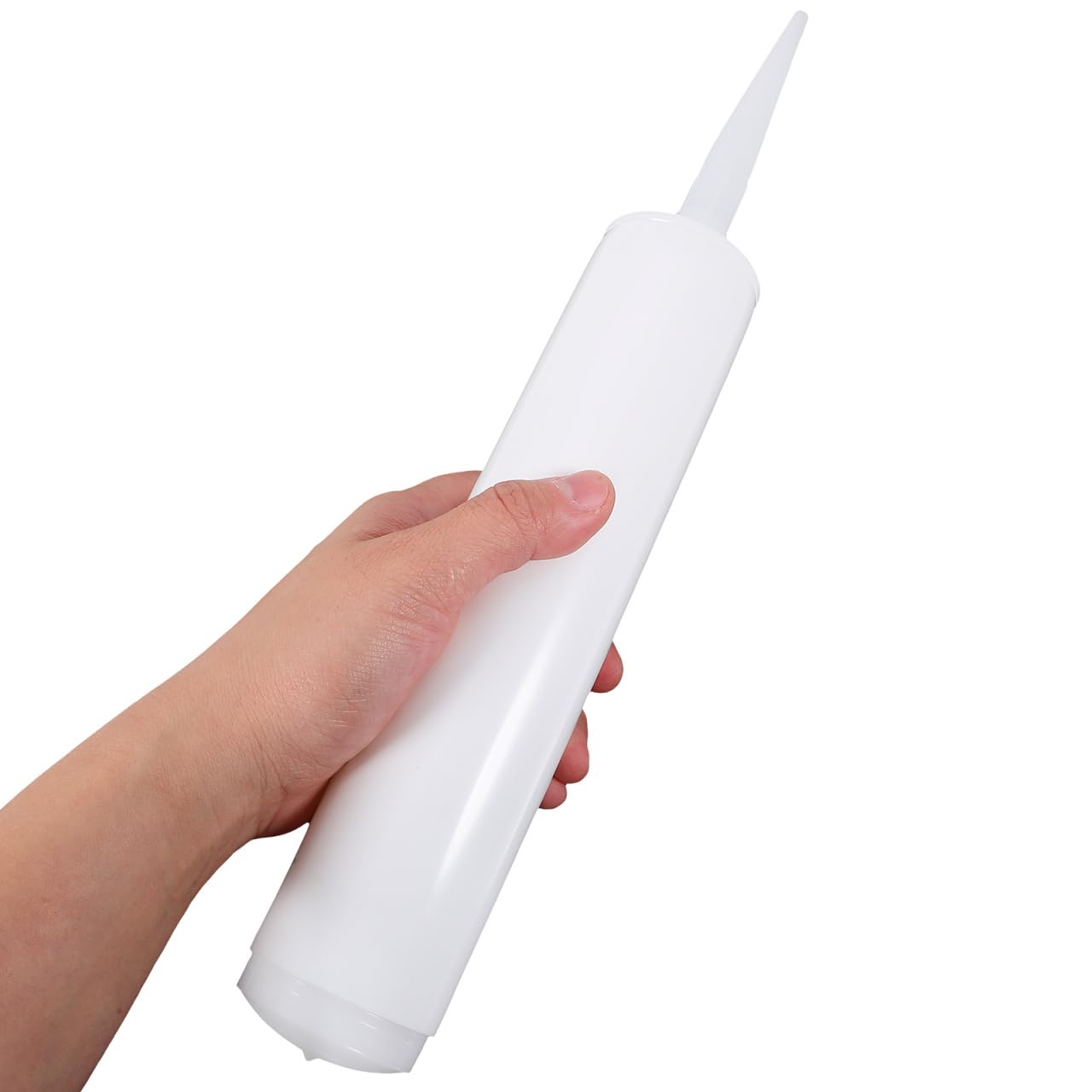 10 Tubes De Calfeutrage Vides Et Réutilisables – Blancs, En PE, Pour Voyages Et Ménage