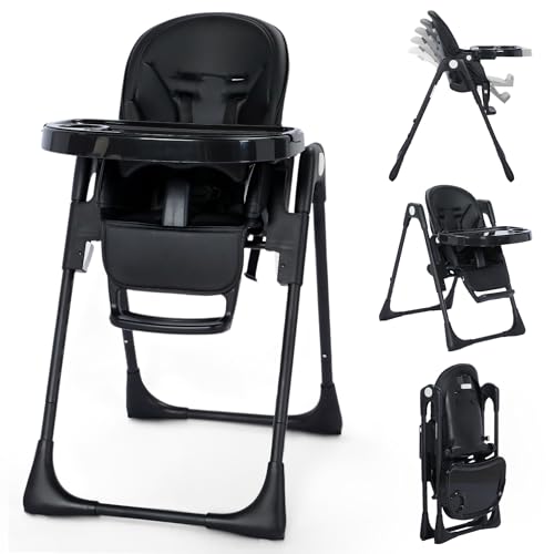 Kinder King Convertible High Chair for Babies & Toddlers, Adjustable Baby Feeding High Chair with...