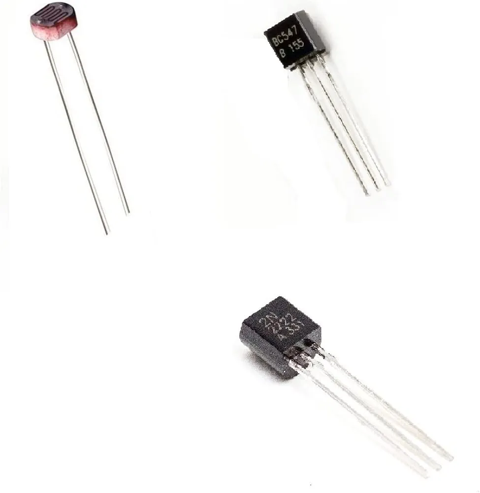 SOOTRA Combo of BC547,2N2222 Transistors & LDR Sensor Pack of each (1