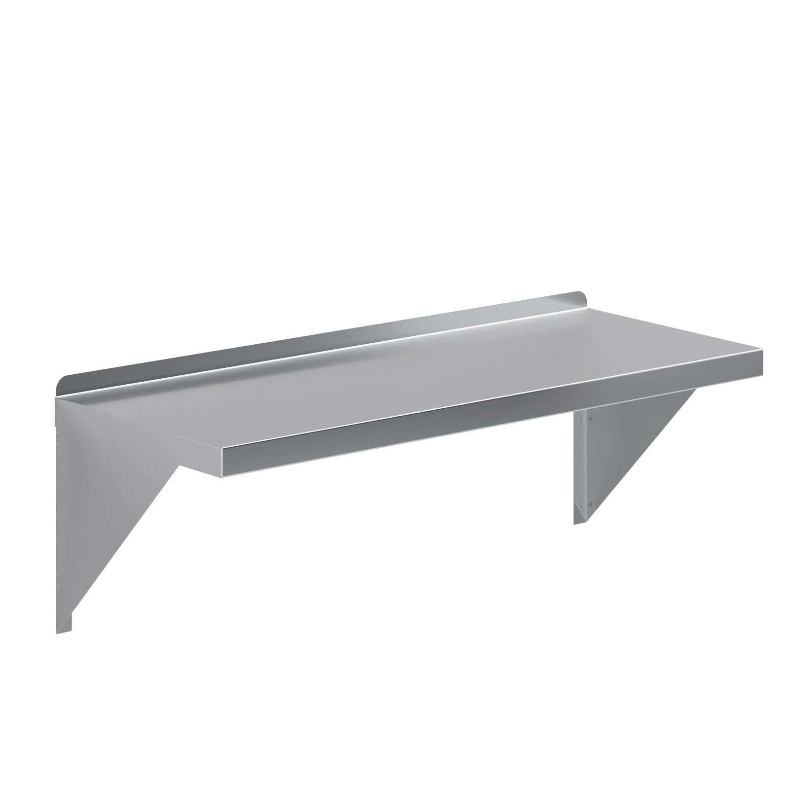 AmGood 14" x 36" Stainless Steel Wall Shelf | Appliance &amp; Equipment Metal Shelving | Kitchen, Restaurant, Garage, Laundry, Utility Room | Heavy Duty | Turned-Down Edge | NSF Certified
