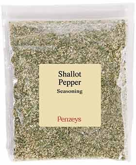 Shallot Pepper Seasoning By Penzeys Spices 4.8 oz 1.5 cup bag (Pack of 1)