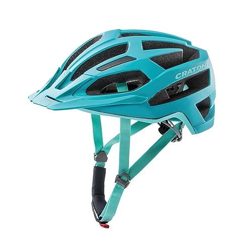 Cratoni Unisex – Erwachsene C-Flash (MTB) Fahrradhelm, Türkis, Einheitsgröße