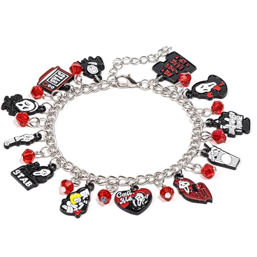 AICase for Scream Merch Gifts Toys Inspired Ghostface Bracelets