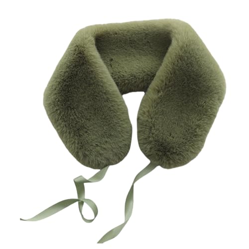 Plush Adjustable Scarf Unisex Winter Neckerchief Adults Thermals Neckwear For Men And Women