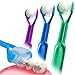 3 PACK :: DenTrust 3-Sided BRACES BRUSH :: Orthodontic's Specialty Toothbrush :: Made in USA
