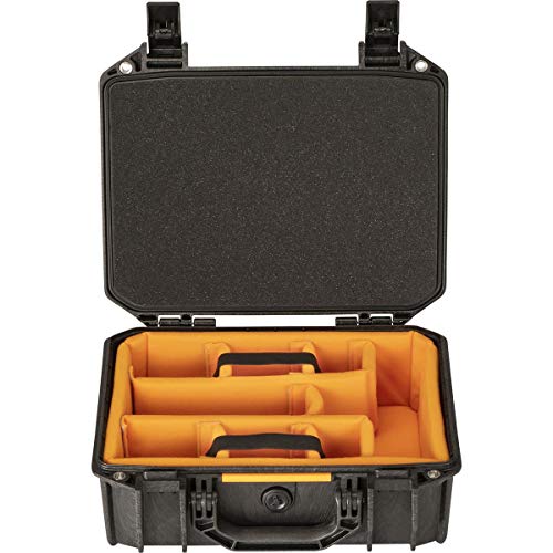 Pelican Vault V200 Multi-Purpose Hard Case With Padded Dividers For Camera, Drone, Equipment, Electronics, And Gear (Black) #TOP1