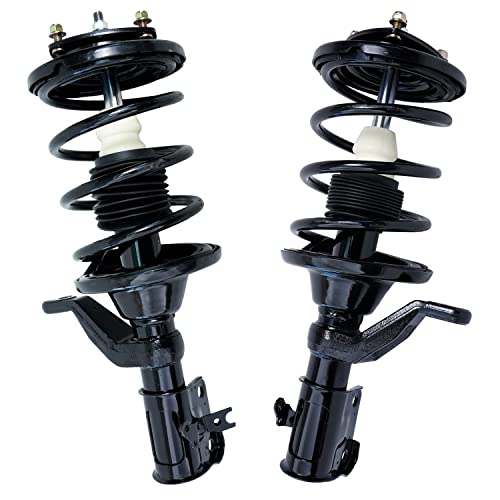 Image of Detroit Axle - 8pc Front End Suspension Kit for 2001-2005 Honda Civic 2001-2003 EL 2 Lower Control Arms 2 Lower Ball Joints 2 Ready Struts 2 Sway Bar End Links 2002 Replacement