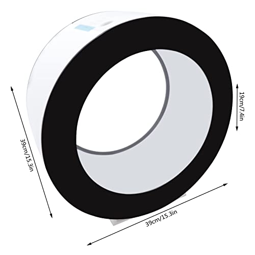 Acuario de medusas - Tanque circular de 4.8 galones con luz LED y control remoto para decoración del hogar y la oficina