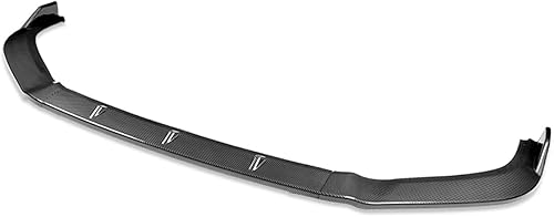 DNA MOTORING 2-PU-578-PCF STP-Style - Borde de parachoques delantero compatible con Altima Sedan 2013-2015, aspecto de fibra de carbono