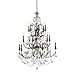 Crystorama 5117-EB-CL-MWP Crystal Accents 18 Light Chandeliers from Regis collection in Bronze/Darkfinish,