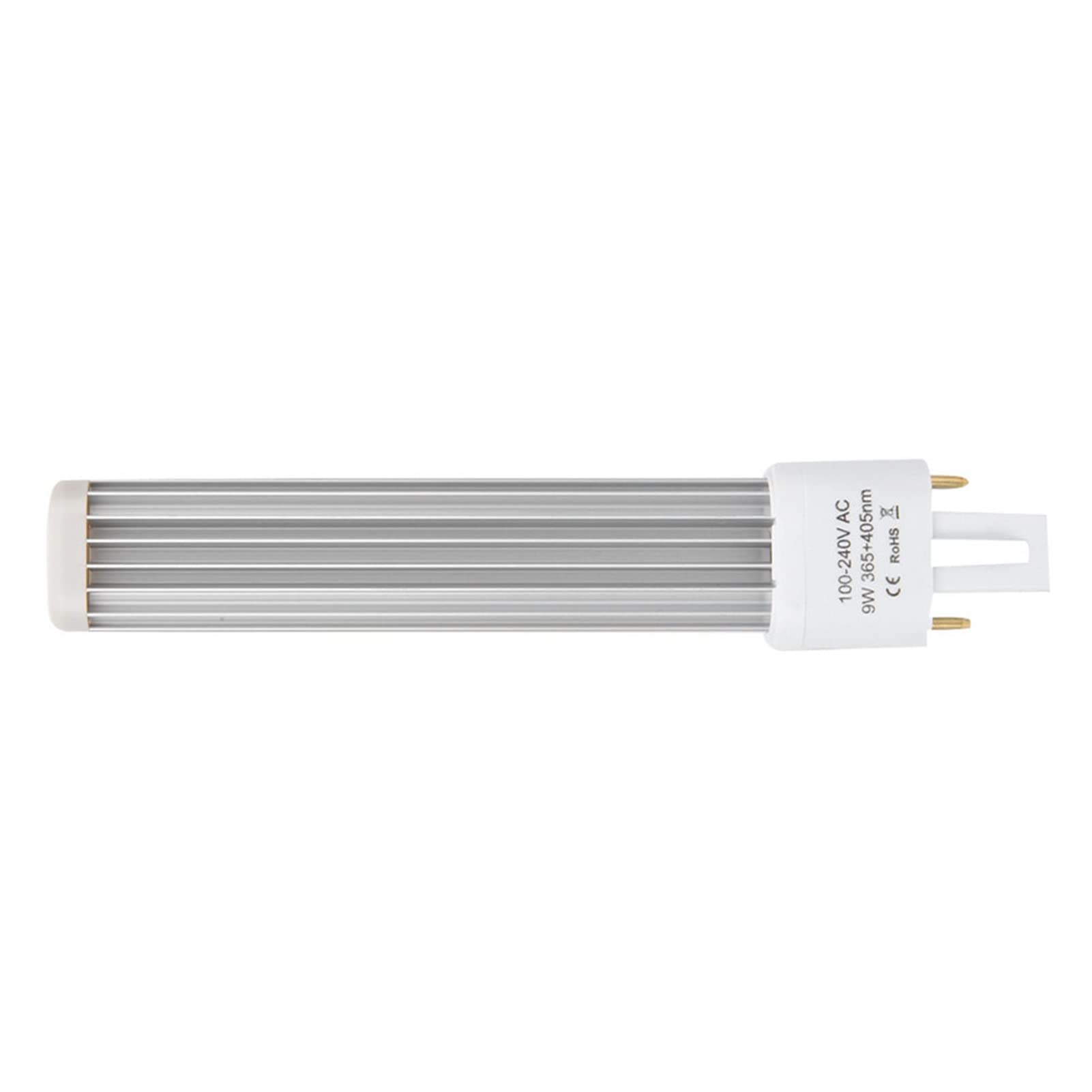 Yinhing Żarówka z lampą UV, 365 405 Nm Podwójne źródło światła LED 9 W Żarówka do Suszarki do Paznokci z obrotową konstrukcją, Szybkie Utwardzanie Przez 15 30 S, Kompatybilna z Lampami