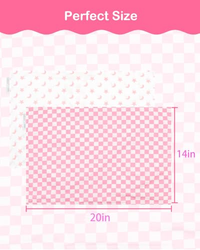 Image of ALVABABY Toddler Pillowcases 2 Pack Organic Cotton Fit 13 inchx 18 inch or 14 inchx19 inch Kids Pillow Cover Envelope for Girl Boy Travel(Pillowcase Only)