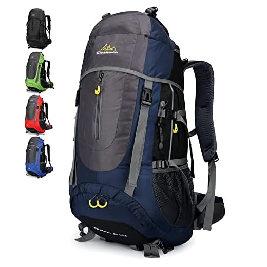 Doshwin 70L Ryggsäck Trekking Camping Resor Vandring Stor Ryggsäck för Män Kvinnor