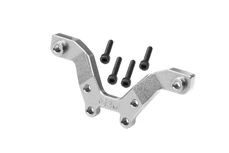 GPM RacingAluminium 7075 Alloy Front Damper Plate For Arrma 1/18 ARA2106 TYPHON GROM MEGA 380 Brushed 4X4 Small Scale Buggy Upgrade Parts - Silver