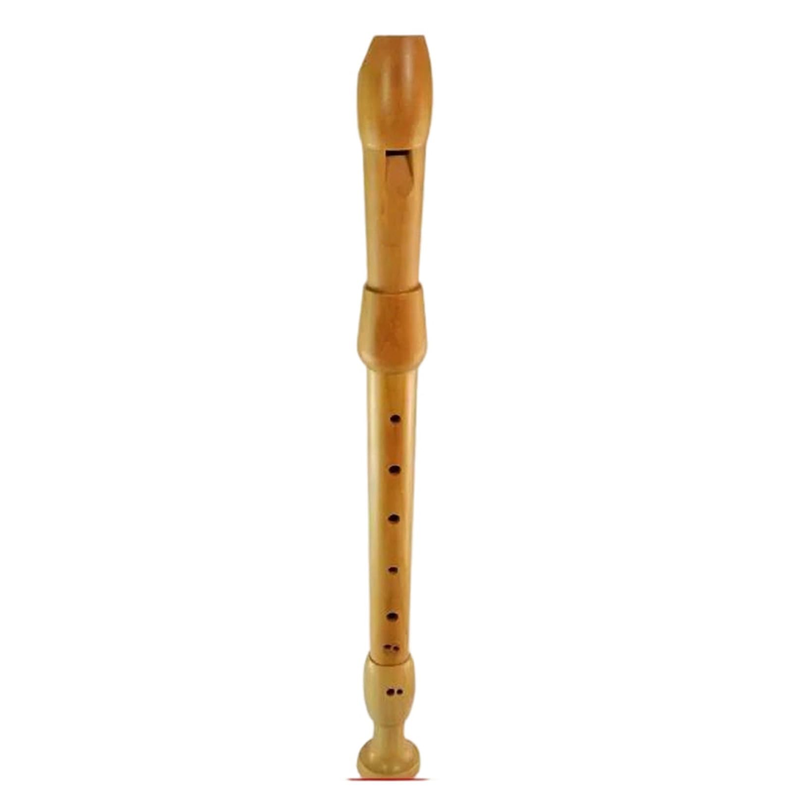 Blockflöte Englische 8 Loch Blockflöte Deutsch Komplett Aus Holz | Holzmaterial, handpoliert, müheloses Spielen, Blockflöten-Korkschnittstelle.(Type2)